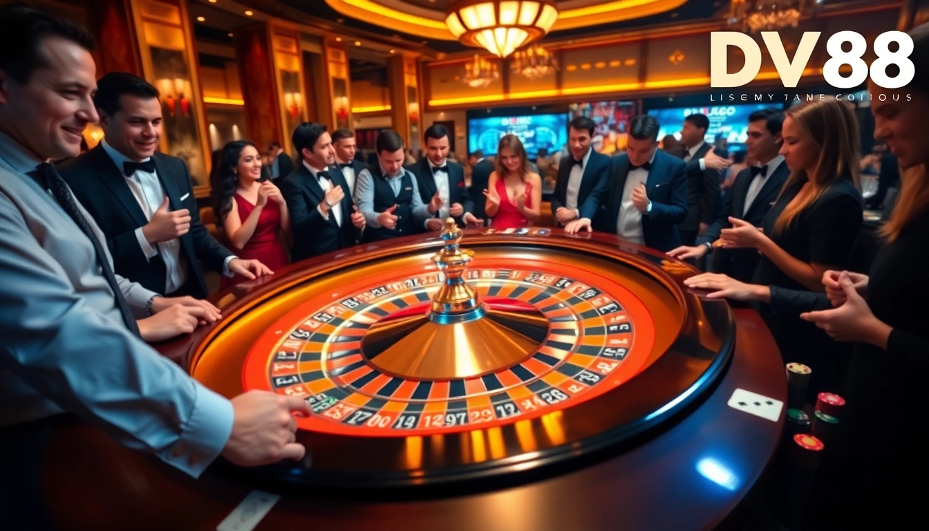 Experience thrilling roulette action at DV88 casino, where excitement meets sophistication.