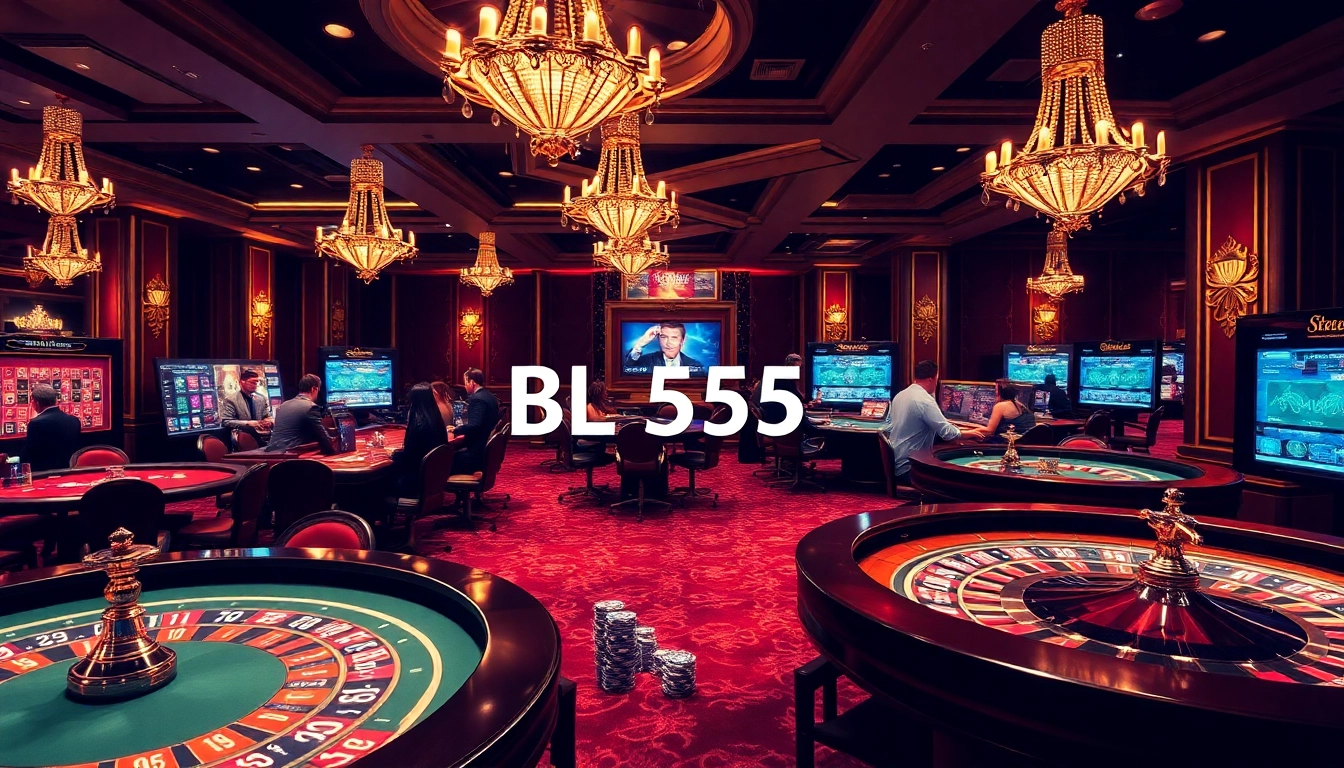 Experience the thrill of high-stakes gaming at BL555's luxurious casino tables.