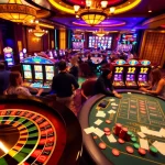 Engaged players at QQ88 COM enjoying various casino games in a vibrant atmosphere.