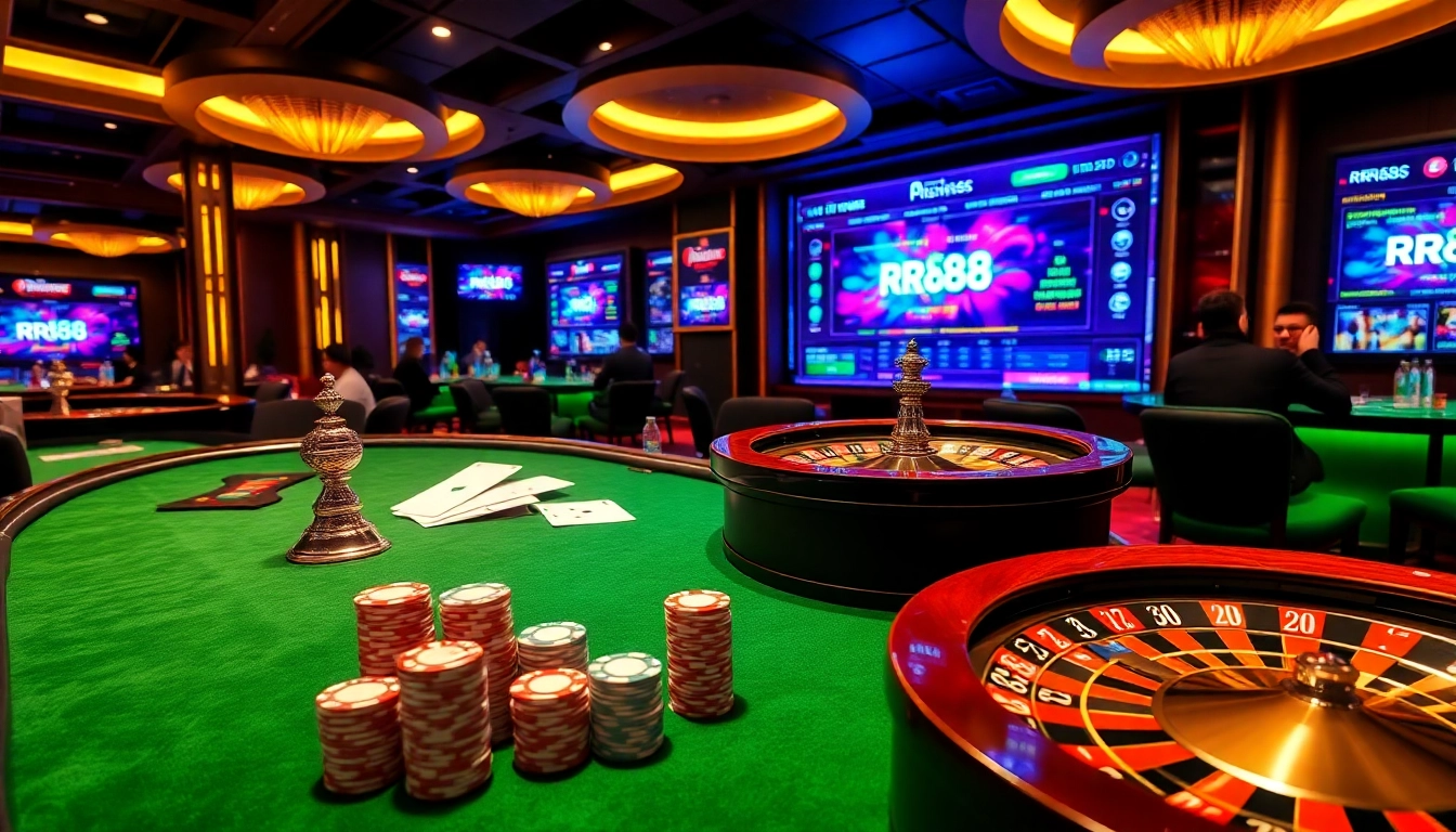 Experience the thrill of RR88 with vibrant games and vibrant casino elements.