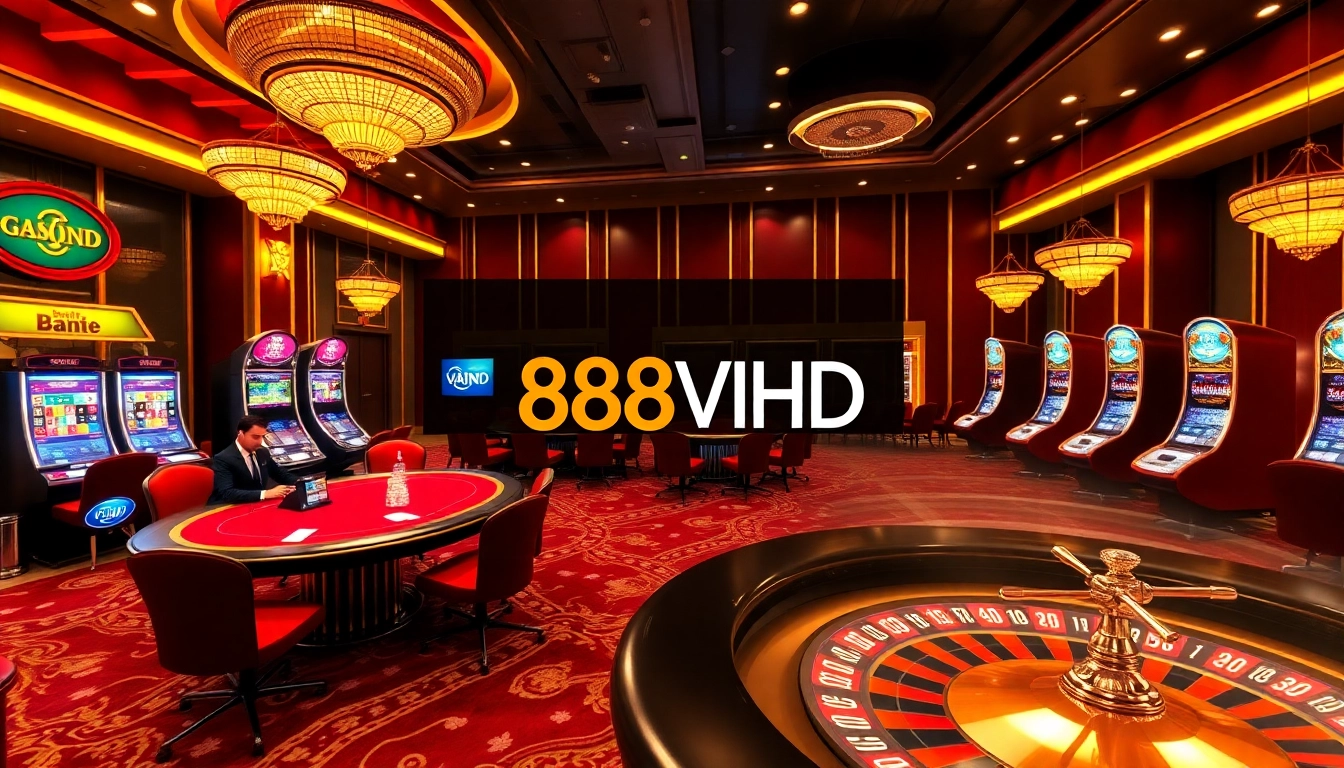 Players engaging in thrilling poker at 888VND online casino interface, showcasing excitement.