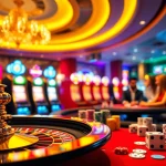 Experience the thrill of gambling at https://f168.sarl/ with vibrant casino scenes like poker tables and roulette.