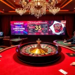 Experience thrilling bets at the MB66 casino with vibrant roulette and engaging players.