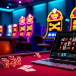 Experience the excitement of KP88 with luxurious poker tables and vibrant slot machines.